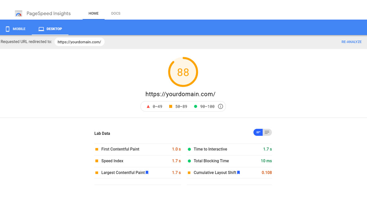 Core Website Vitals - PageSpeed Insight | GreenCup Digital