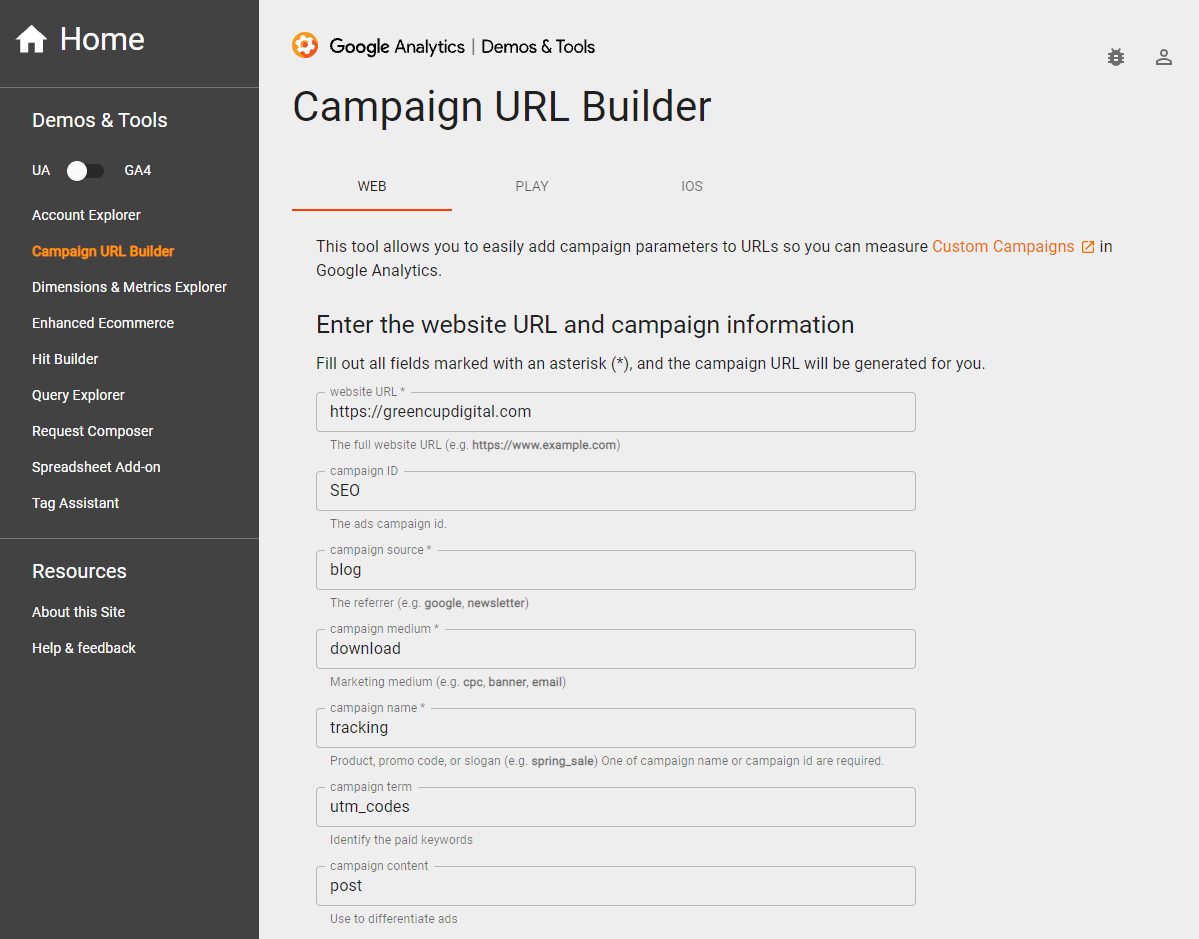 What is UTM and How to Use Them in Your Marketing Efforts: Google URL Builder | GreenCup Digital