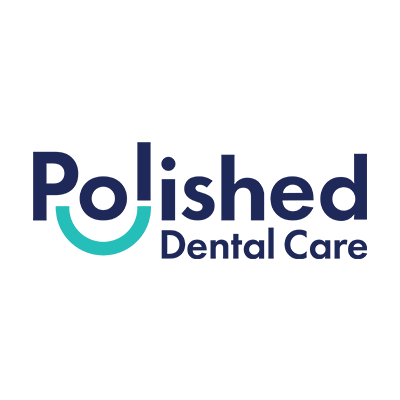 Polished Dental Care logo designed by GreenCup Digital