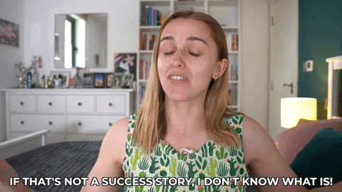 Made It Success GIF by HannahWitton | GreenCup Digital | Website Services, SEO, Social Media Made It Success GIF by HannahWitton